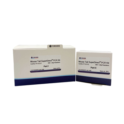 عالية الغلة استخراج الحمض النووي الفأر الذيل SuperDirect PCR مجموعات للماوس المباشر PCR أداء تحلل درجة حرارة الغرفة