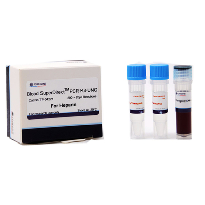 Blood SuperDirectTM PCR Kit (UNG) -Heparin DNA Polymerase pcr kit منتجات pcr