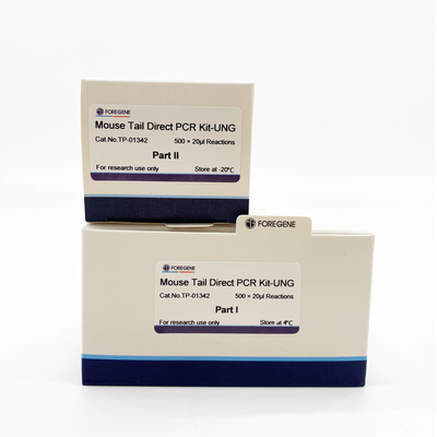 البيولوجيا الجزيئية المحسنة لنظام PCR Mouse Tail Direct PCR Kits-UNG للماوس المباشر PCR باستخدام أنسجة الماوس