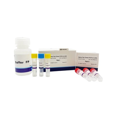 البيولوجيا الجزيئية PCR كاشف Zebra Fish Direct PCR Kit مع UNG بدون تنقية مسبقة للحمض النووي