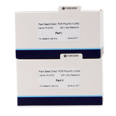 بذور النبات المباشر PCR Kit II UNG Lysis Buffer Ce Iso تحميل العازلة للنباتات المعدلة وراثيًا