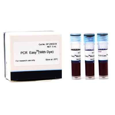 PCR Easy (مع صبغ) عدة نظام فعال لتفاعل تفاعل البوليميراز المتسلسل (PCR) للأبحاث الحيوية الجزيئية