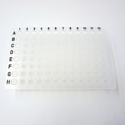 Foregene 10 لوحات / عدة مستهلكات معمل شفافة 96 لوحة PCR بشكل جيد 100ul 200ul