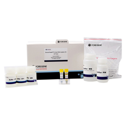 أطقم عزل DNA لبطاقة FTA لبطاقة الخدود 50 استعدادًا لاستخدام الأبحاث المعملية