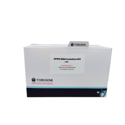 أطقم عزل DNA Regeant FFPE المختبرية السريعة 50T 100T بدون تلوث RNase
