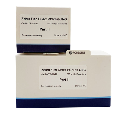 نظام PCR المضاد للتلوث من Zebra Fish Direct PCR Kit مع إنزيم UNG