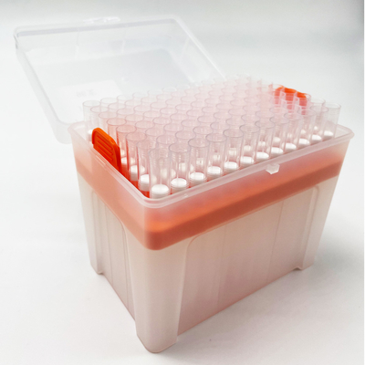 FOREGENE PP أطراف الماصة المفلترة من 5ul إلى 1000ul احتباس منخفض