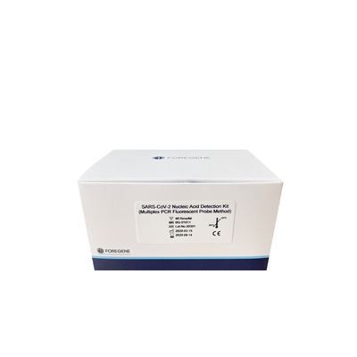 48/96 اختبارات Covid 19 RT PCR Test Kit CE Covid 19 مجموعات اختبار الحمض النووي