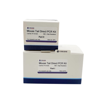 كاشف مختبر ماوس الذيل المباشر PCR كيت بواسطة DNA العمود فقط دون تلوث RNase