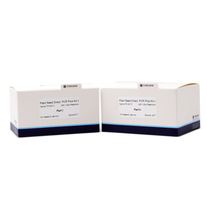 بذور النبات المباشرة PCR Plus Kit II محلول بذور البوليفينول متعدد السكاريد مباشرة كقالب لتضخيم PCR